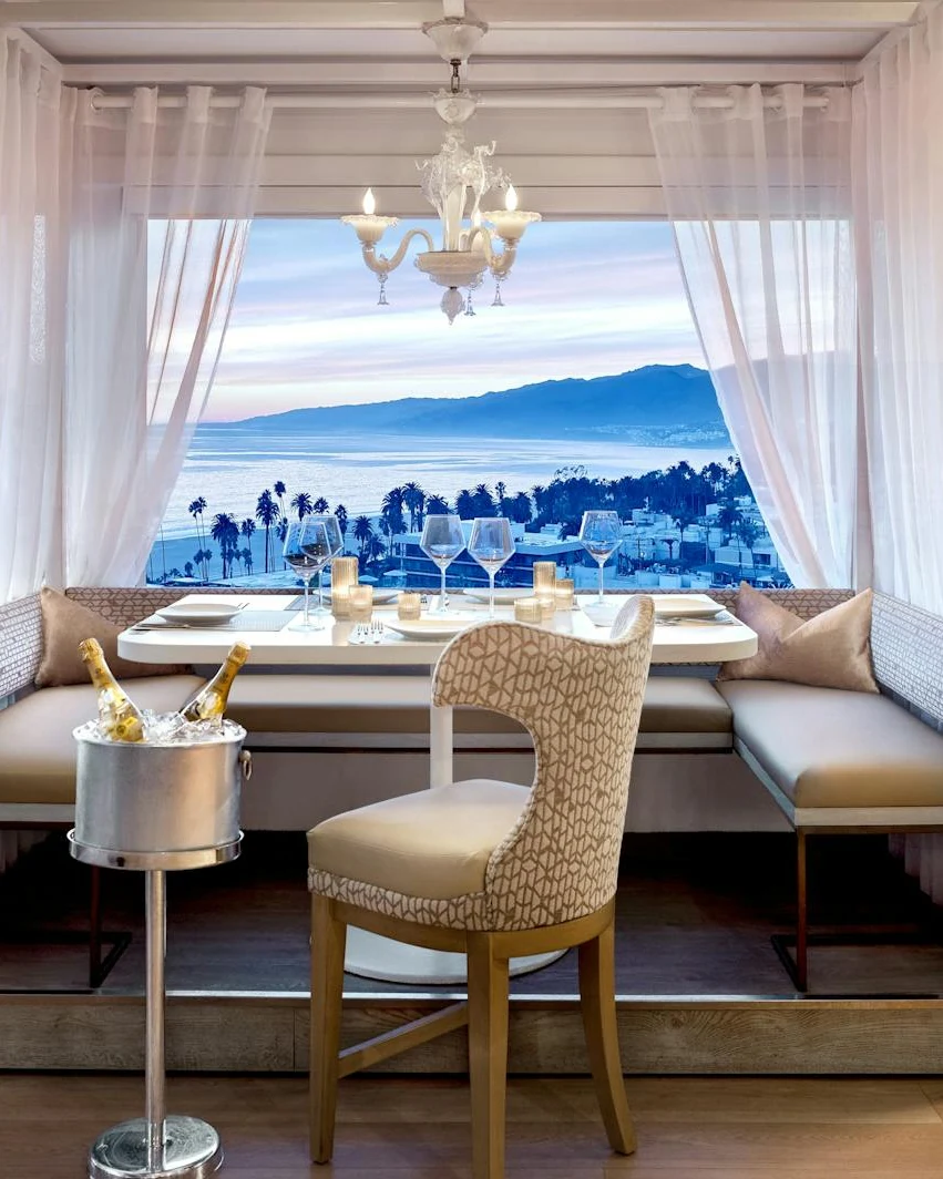 Ocean views over Santa Monica from The Penthouse at the Huntley
