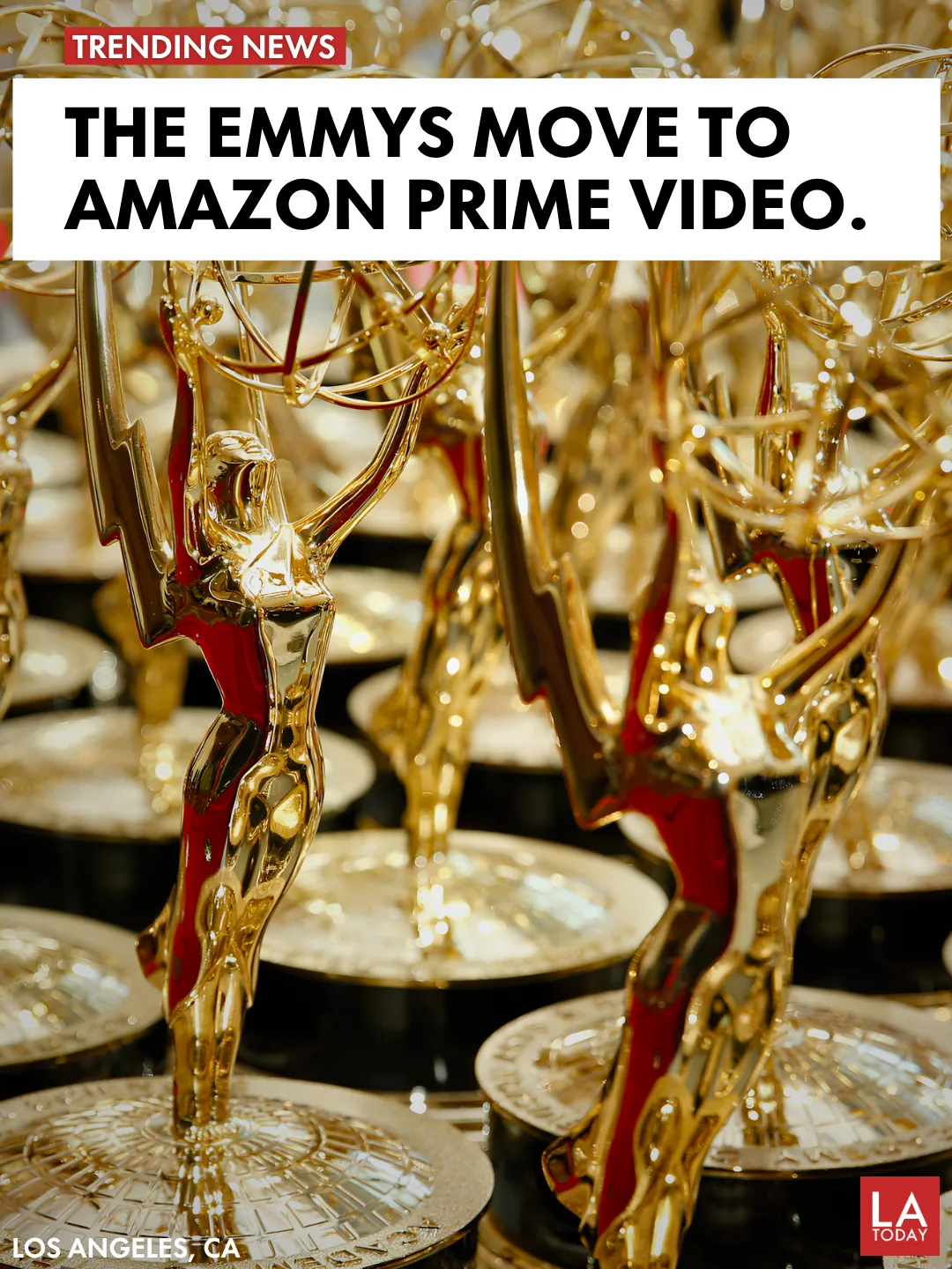 LA Today cover for Emmy Awards Move to Prime Video